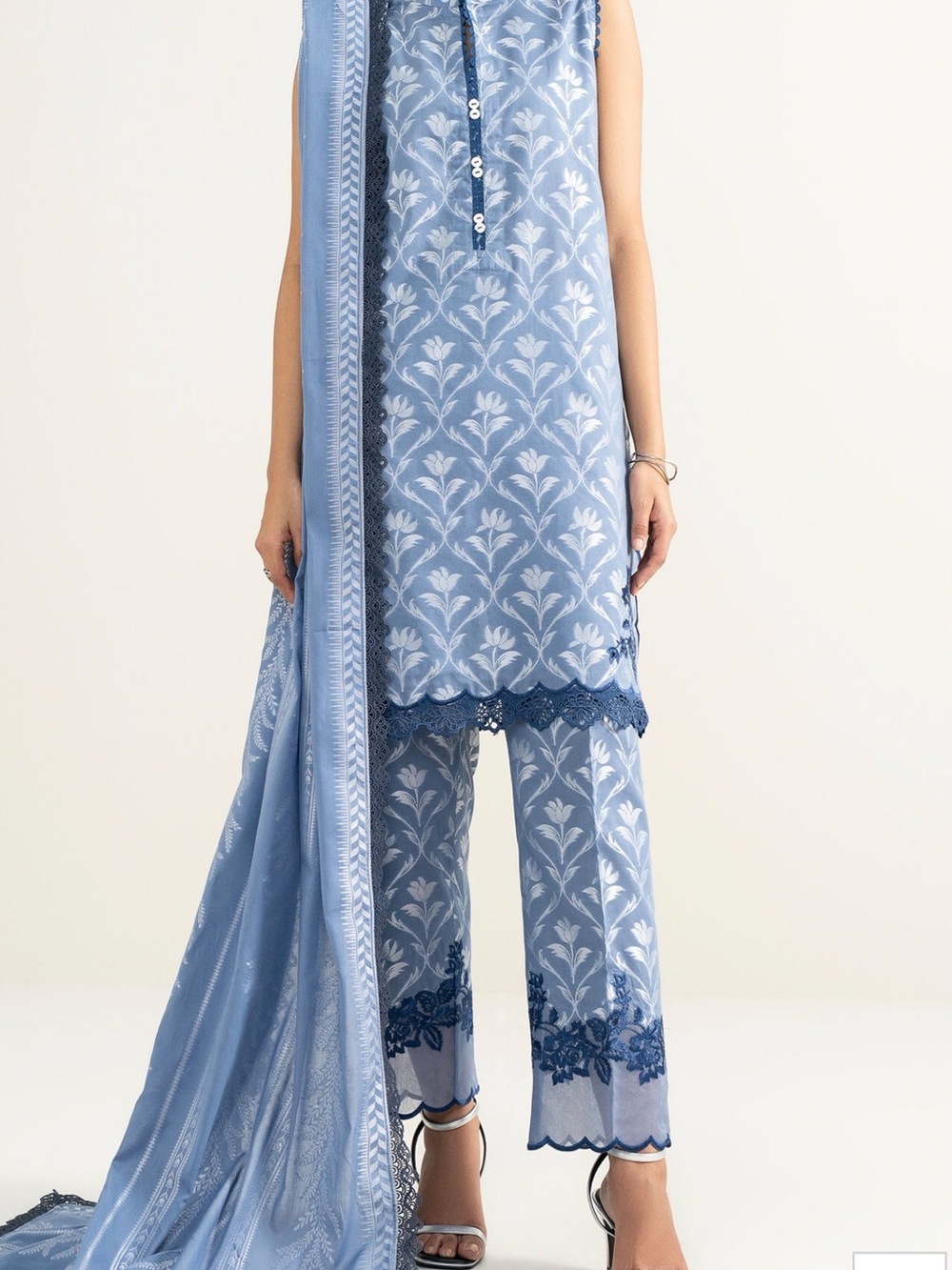 Sapphire women indian pakistani Kurta pajama pants set, no dupata